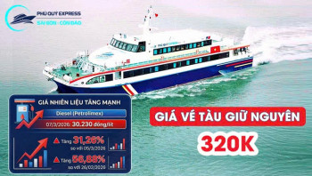 Phú Quý Express Giữ Nguyên Vé Chỉ Từ 320k Tuyến Phan Thiết - Phú Quý Dù Giá Xăng Dầu Tăng
