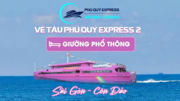 Vé tàu Phú Quý Express Sài Gòn - Côn Đảo giường phổ thông (ECO)